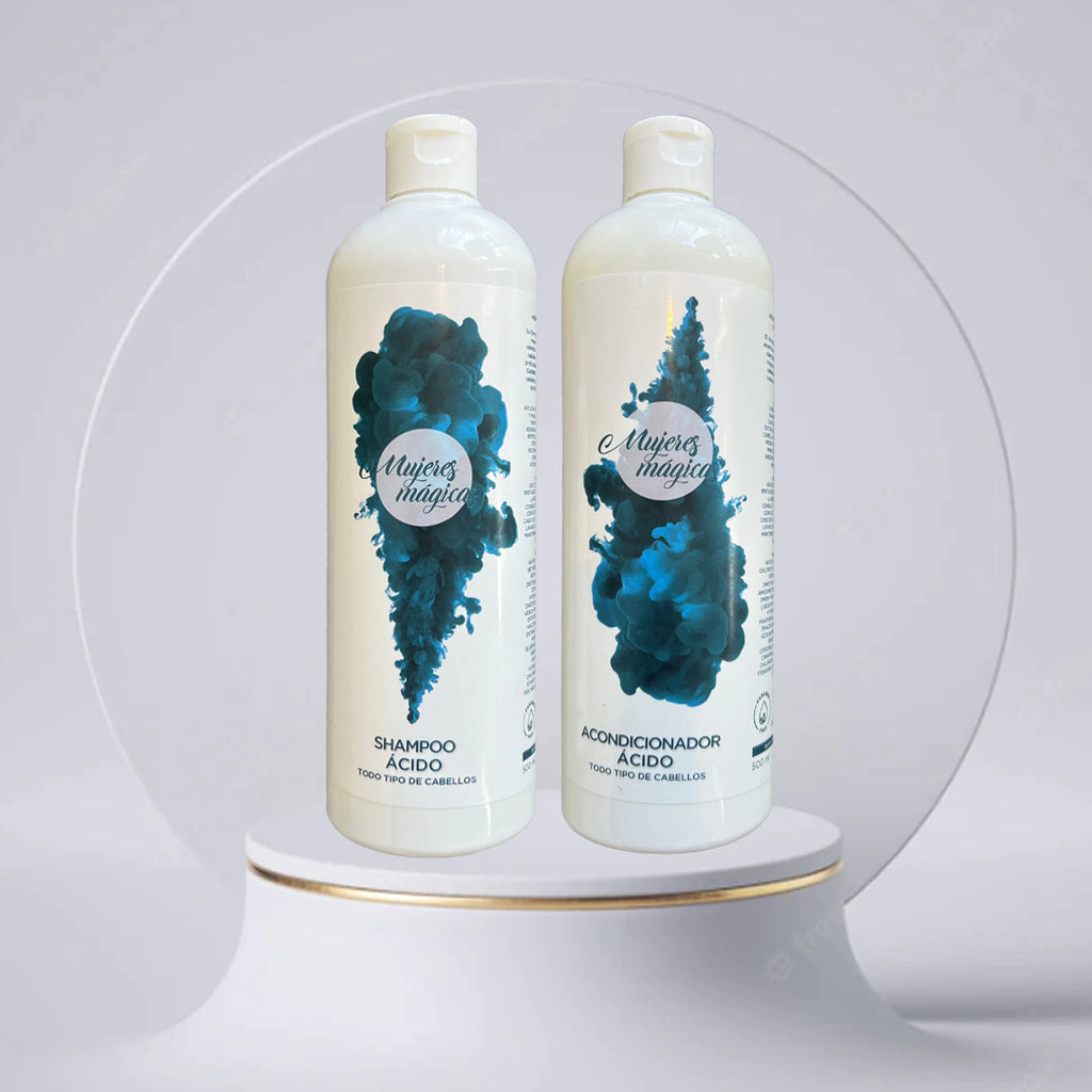 SHAMPOO Y ACONDICIONADOR ÁCIDO