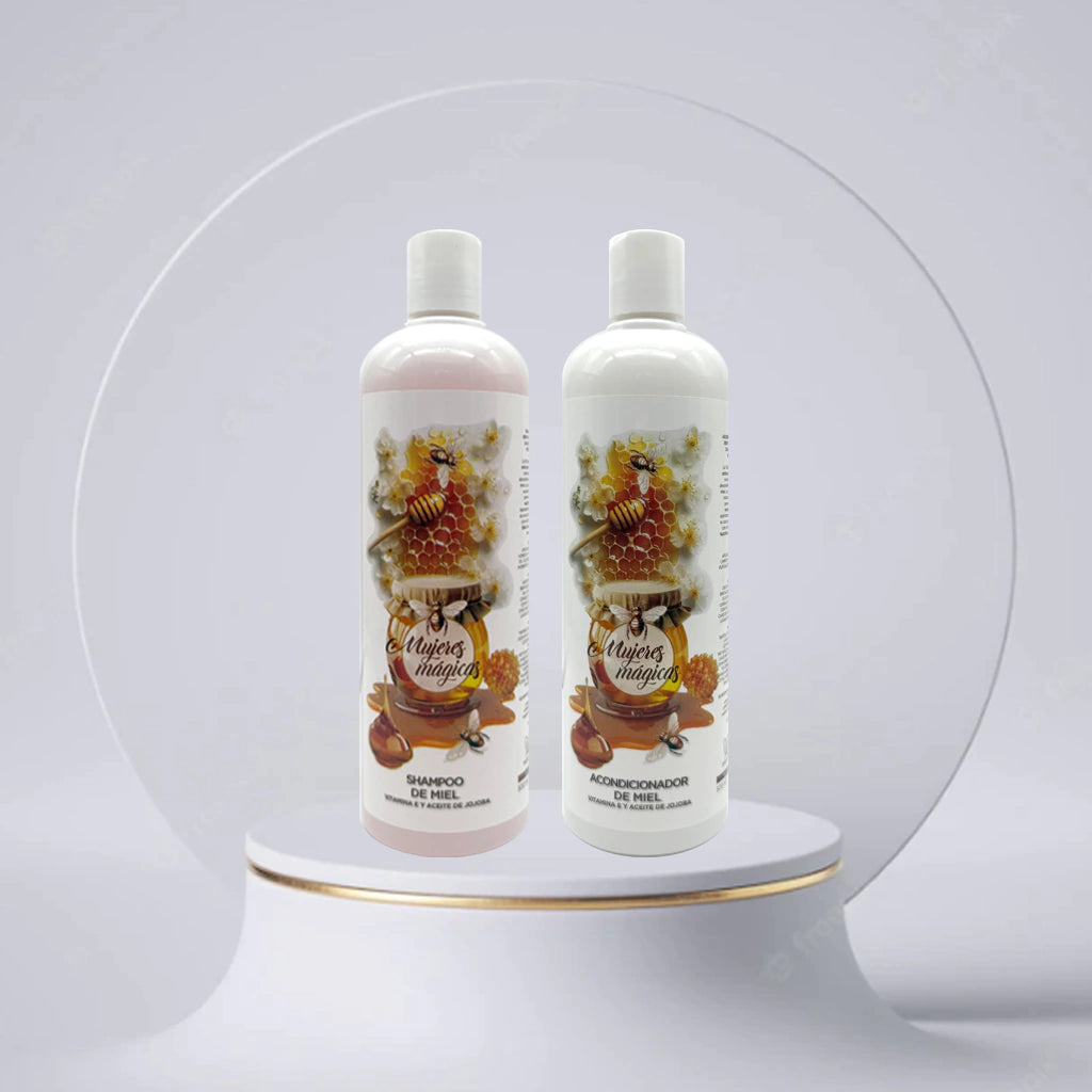 SHAMPOO Y ACONDICIONADOR MIEL 500ml