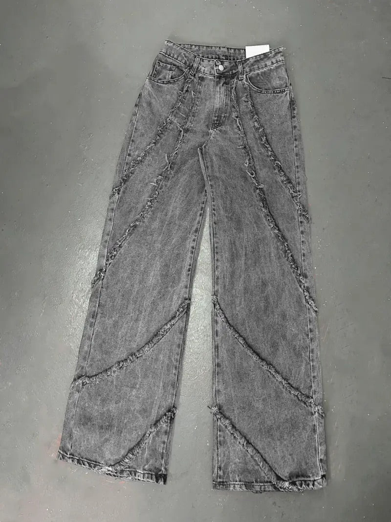 Wide leg full grey