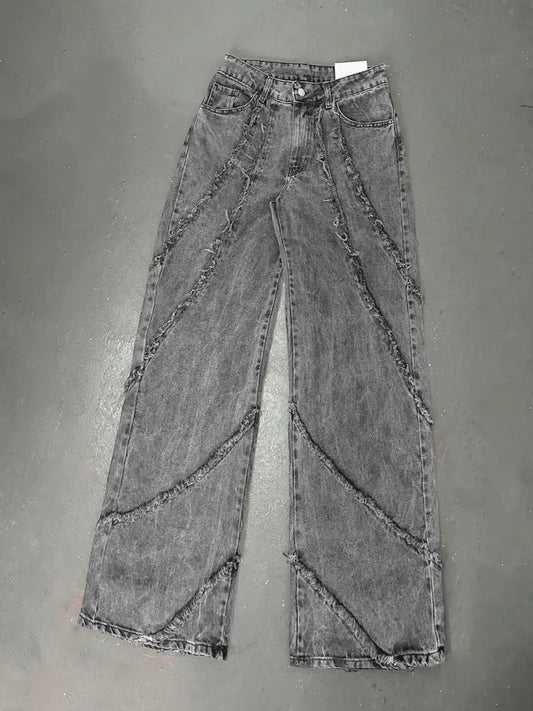Wide leg full grey
