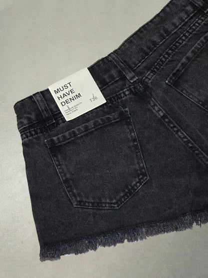 SHORT T.BAJO GRIS