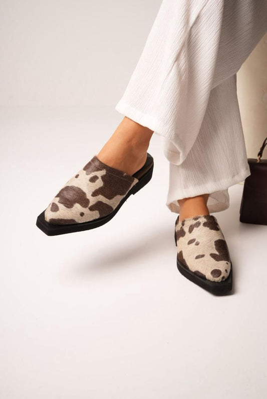 Flats chic cow