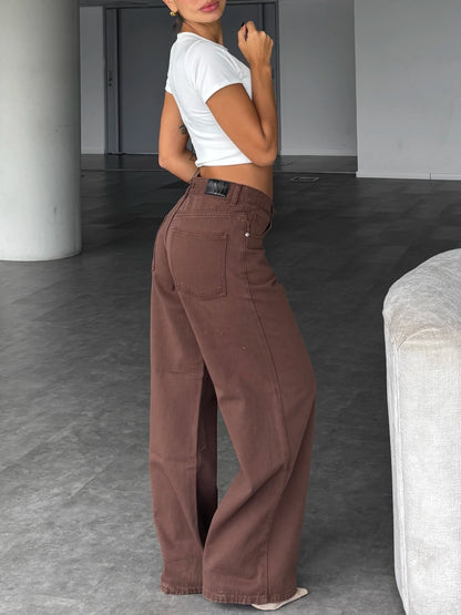 Wide leg choco