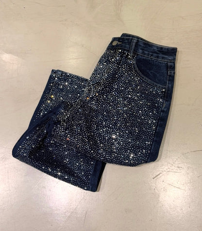 Wide brillos azul