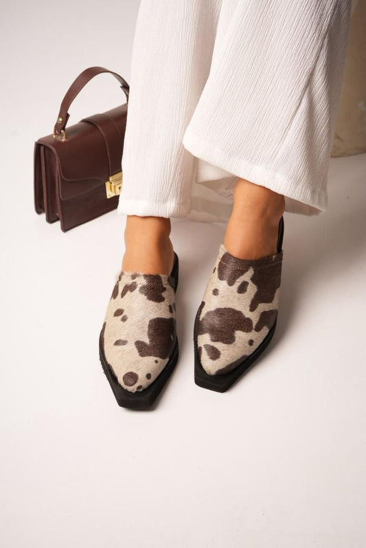 Flats chic cow