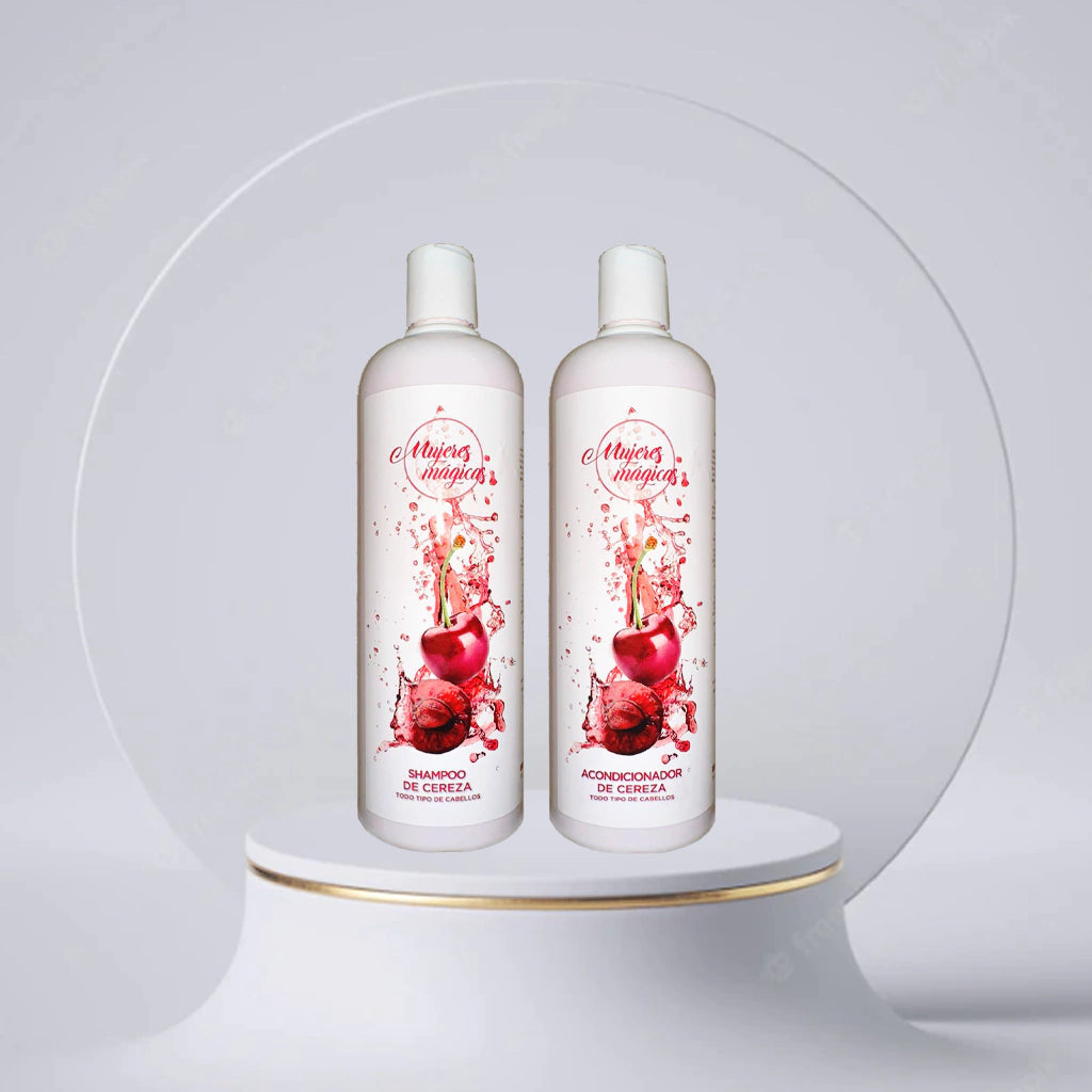 SHAMPOO Y ACONDICIONADOR CEREZA 500 ml