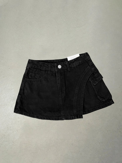 SKORT CARGÓ NEGRO