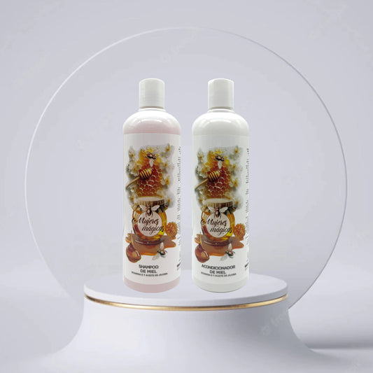SHAMPOO Y ACONDICIONADOR MIEL 500ml